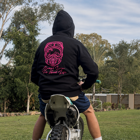 Vision Pullover BLACK/PINK (Limited Edition) | Premium Comfort & Everyday Style