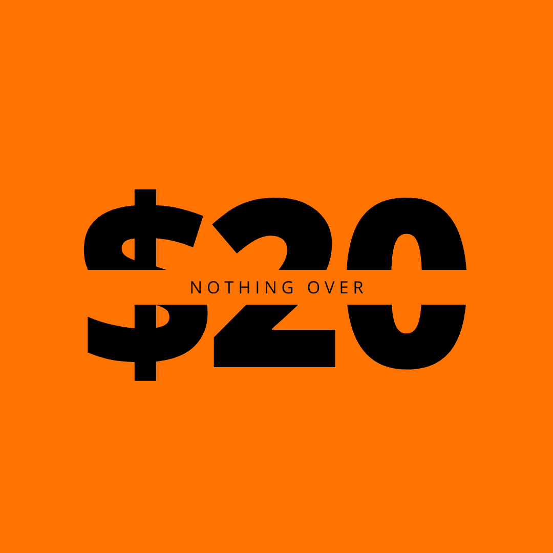Nothing Over $20