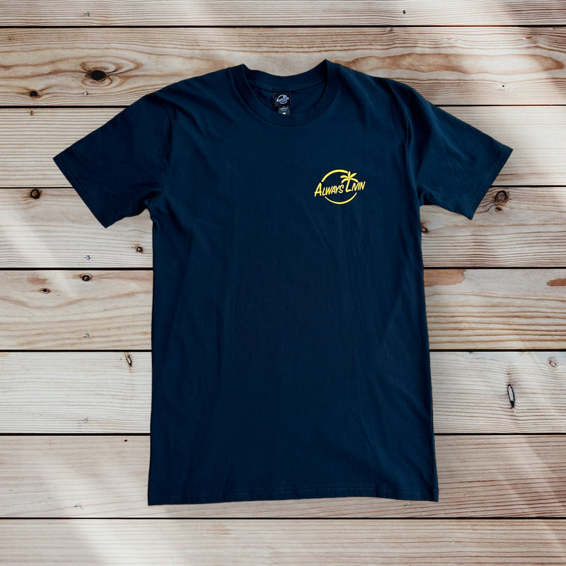 Vital Signature Tee Navy