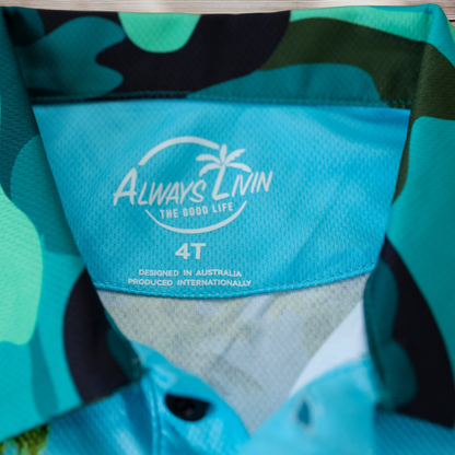 Tropics Toddler Polo | Kids Fishing Shirt | Always Livin