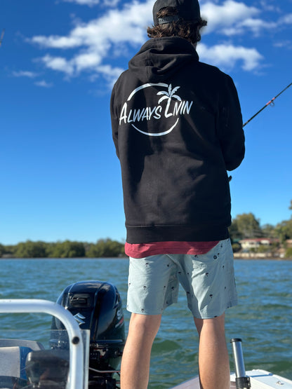 Vital Signature Pullover Black | White
