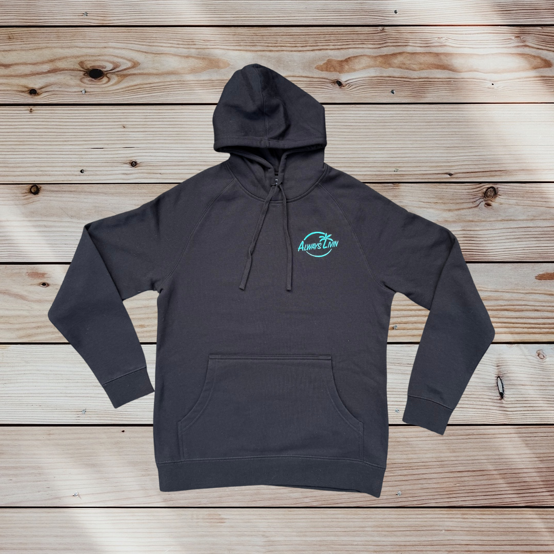 Vital Signature Pullover Black | Turquoise