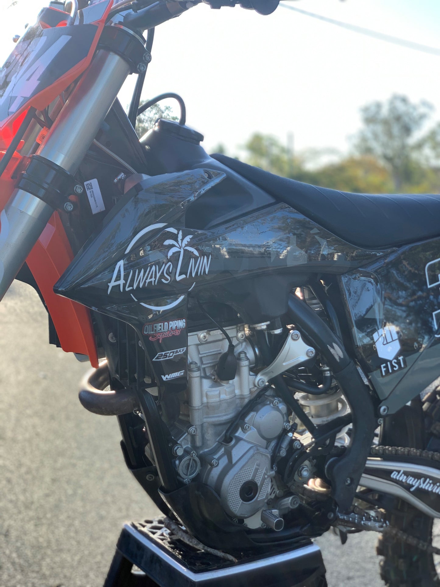 Always Livin Motorbike Graphics